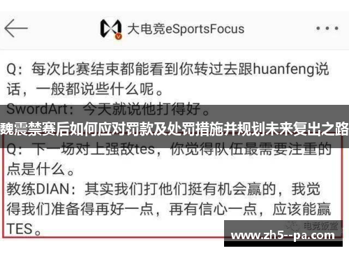 魏震禁赛后如何应对罚款及处罚措施并规划未来复出之路