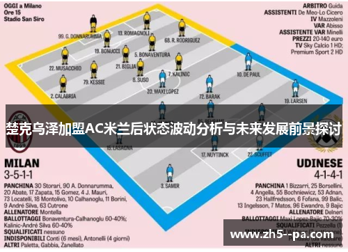 楚克乌泽加盟AC米兰后状态波动分析与未来发展前景探讨